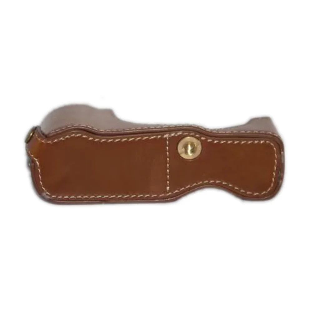 Bolso clásico de cuero PU para cámara, conjunto de media funda para Panasonic Lumix DMC-GX80 GX80 GX85, DMC-GX85