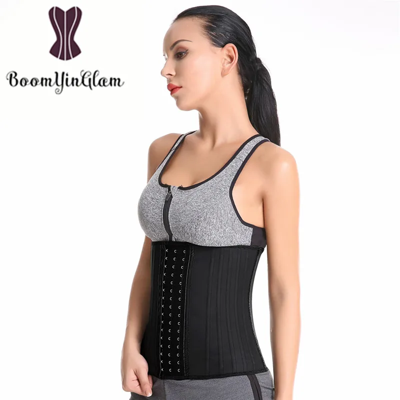 Latex Waist Trainer 25 Steel Boned Body Shaper height 29cm Corset Slimming Belt Waist Cincher Fajas Hot Shaperwear 950#