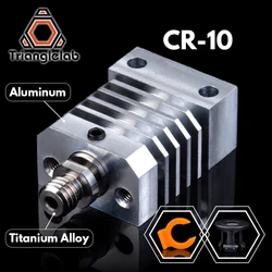 Радіатор Trianglelab CR10, цельнометаллический комплект для обновления Hotend для принтеров CR-10 Ender3, микрошвейцарский CR10, hotend, титановый тепловыключатель