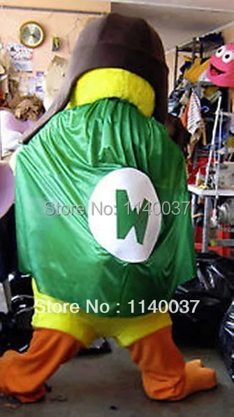 mascot DUCK PILOT Mascot Costume Adult Size Cartoon Character Outfit Suit EMS Free shipping