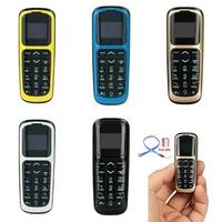 Original V2 Mini Mobile Cell Phone Bluetooth Dialer 0.66'' Magiac Voice Support FM Earphone Radio Dialer Micro Sim Card PK BM50