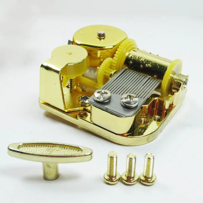 La Valse D'Amelie Golden Wind Up Music Box Mechanism