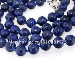 6mm Natural Lapis lazuli  Beads Necklace Trendy Accessory Hand Made DIY Fashion Jewelry Making Design Mother's Day gifts 35