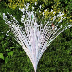 Artificial Flower Glitter White Peacock Grass Floral Flower Arrangement Accessories Reed Leaves Onion Grass Wedding Decorative