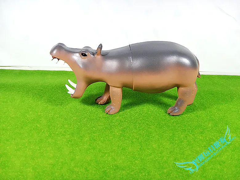 Animal Model Toy Hippo Action Figures Learning Educational Toys for Children Gift Collectible Toys