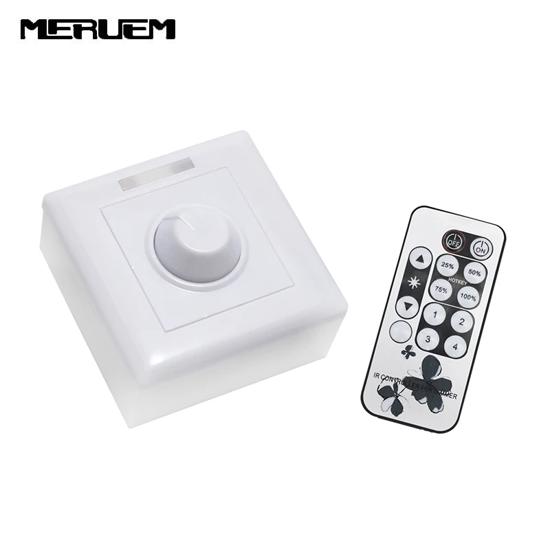 controle remoto ir mais interruptor led triac 3100 dimerizacao sem cintilacao com memoria temporizada 01