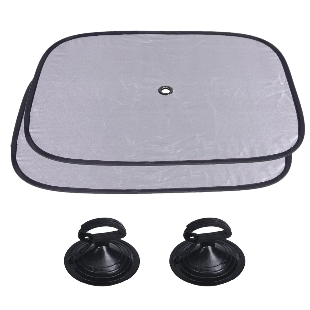 2 Pcs Car Window Sun Shade Glass Suction Cups Auto Accessories Side  Window Visor Sunshade Visors Shield Cover