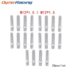 20PCS 12*1.5 TO 12*1.5 New Racing Car WHEEL STUD CONVERSION TALL LUG BOLTS TO STUDS 58MM  YC101106