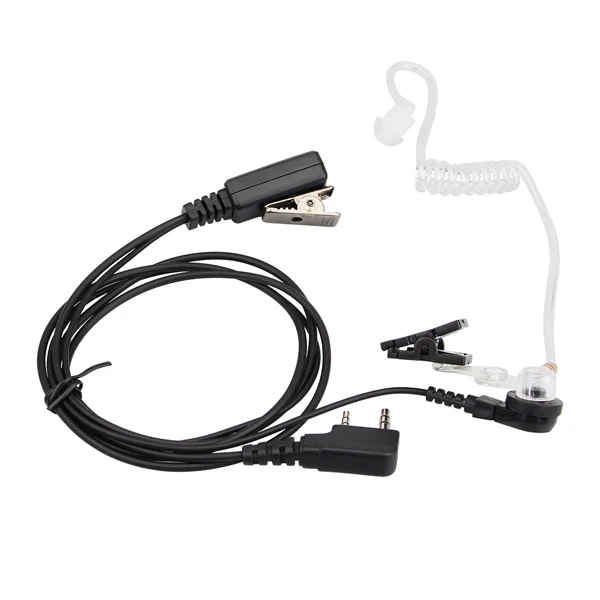 Retevis EAK003 Walkie Talkie Ohrhörer 2Pin Akustische Rohr Kopfhörer PTT Mic für Baofeng UV-5R BF888S Retevis RT622 TYT – Detail 4