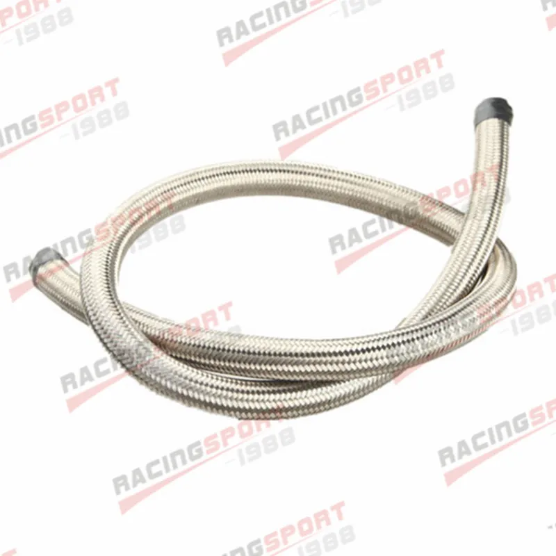 Stainless Steel Double Braided 1500 PSI 6AN AN6 AN-6 Oil Fuel Gas Line Hose