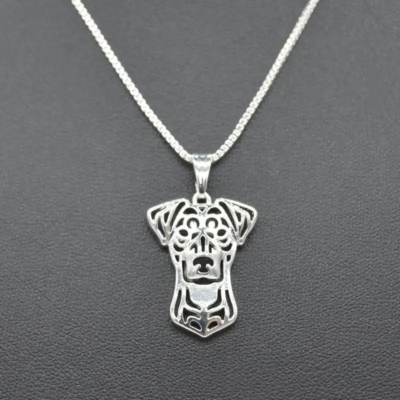 Lovers' Alloy Animal Jewelry Metal German Pinscher Dog Necklaces Drop Shipping