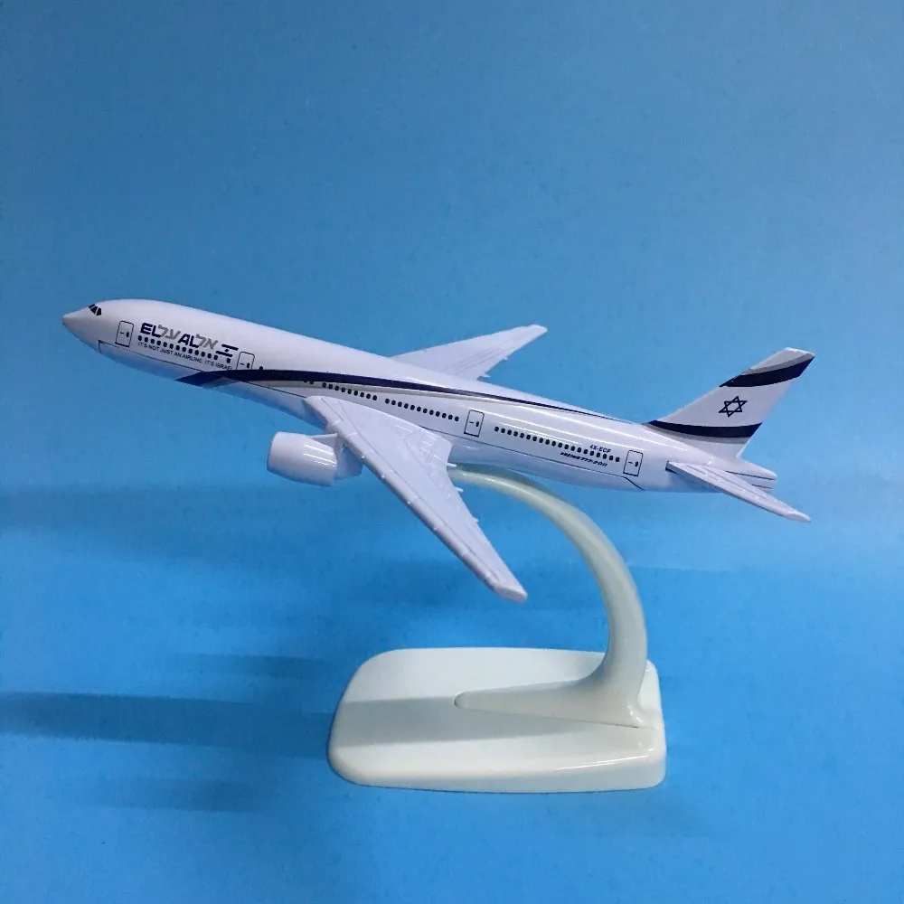 Jason Tutu Pesawat Model Pesawat Israel Boeing B777 Pesawat Model Diecast Metal 1:400 16 Cm Model Pesawat Terbang Pesawat Mainan Hadiah