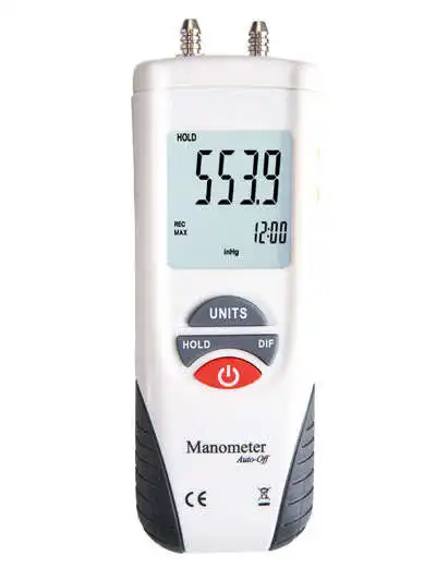 

Fast arrival HT1890 Digital Manometer Differential Air Pressure Gauge 13.79kPa