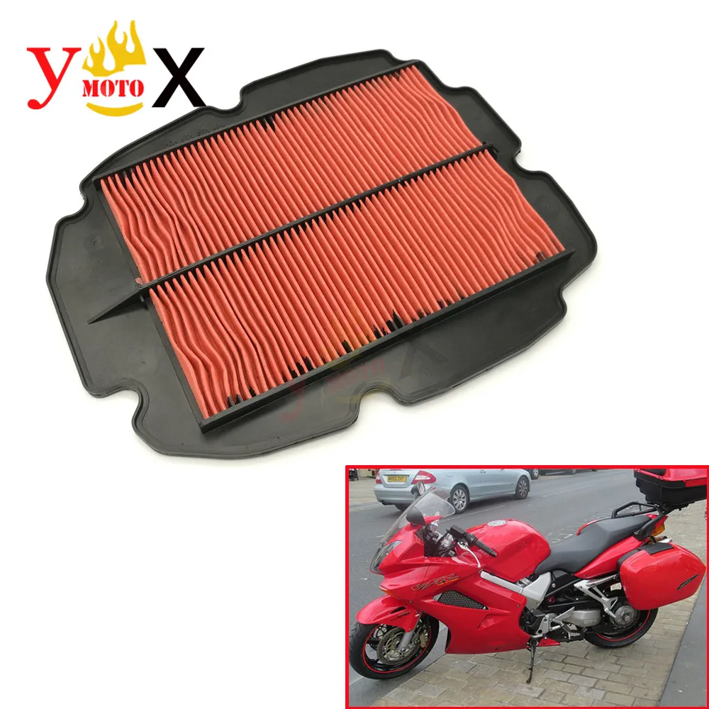 VFR800 Touring Motorcycle Cotton Gauze Air Filter Intake Cleaner System For Honda Interceptor VFR 800 VFR800A VFR800F 1998-2009