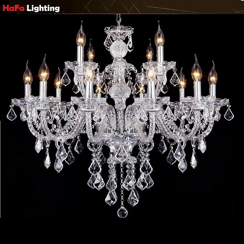 Modern Crystal Chandelier Living Room lustres de cristal Decoration Tiffany Pendants and Chandeliers Home Lighting Indoor Lamp