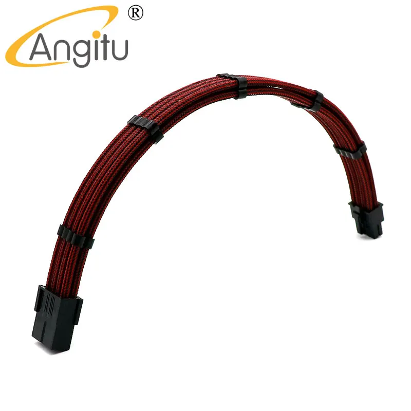 

Заказной изогнутый силовой удлинитель Angitu GPU 8Pin PCI-E штекер-гнездо + гребень кабеля 5 шт.