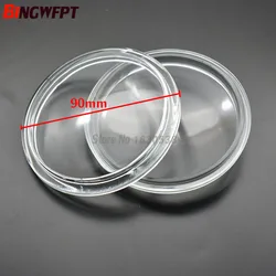 2pcs/set Round Diameter 90mm Fog Lamps Lights Tempered Glass Anti-fog Glass For Mitsubishi L200 Outlander Pajero Colt Triton ASX