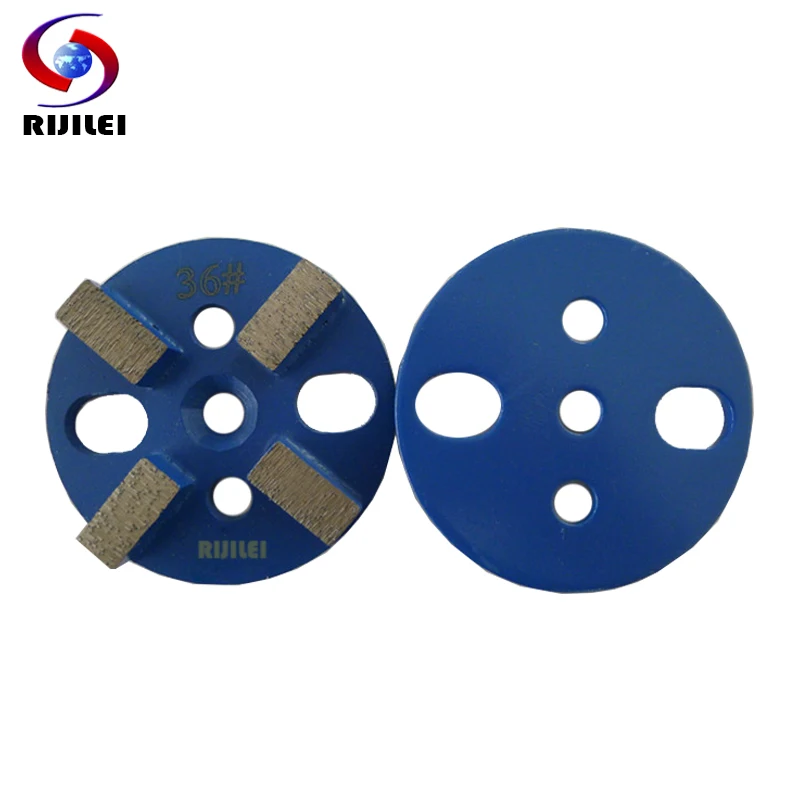 

RIJILEI 15 Pieces Metal Bond Diamond Grinding Disc 3inch Concrete Grinding Shoes Plates floor marble Grinding polishing pad U10