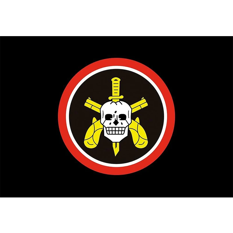 Yehoy hanging 90*150cm  Brazilian Special Force Skull Cross Guns BOPE Flag For Decoration