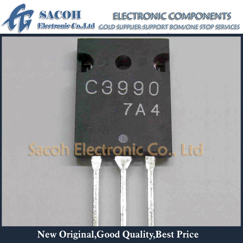 

Refurbished Original 10Pcs/Lot 2SC3990 C3990 OR 2SC3991 OR 2SC3992 TO-3PBL 35A 800V High Speed NPN Power Transistor