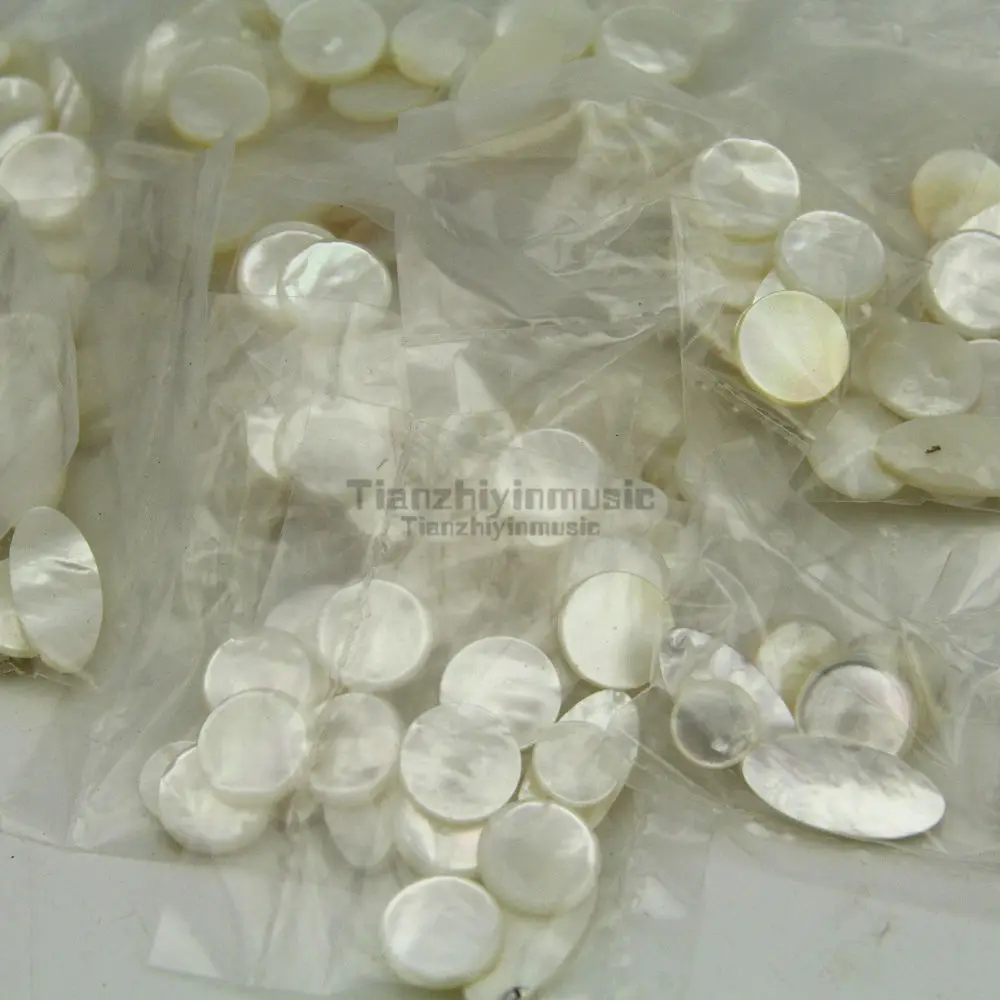 

5 Set =45 Pcs Saxophone Real Mother of Pearl Key Buttons Inlays