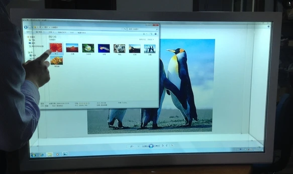 42 47 55 65 82 Inch Tft Hd Transparante Lcd Touch Interactieve Digitale Display Windows 8 Advertsing Tentoonstelling Showcase