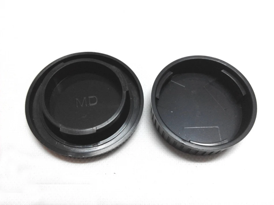 NP3208 Set of Professional Rear Lens Cap + Camera Body Cap for Minolta MD