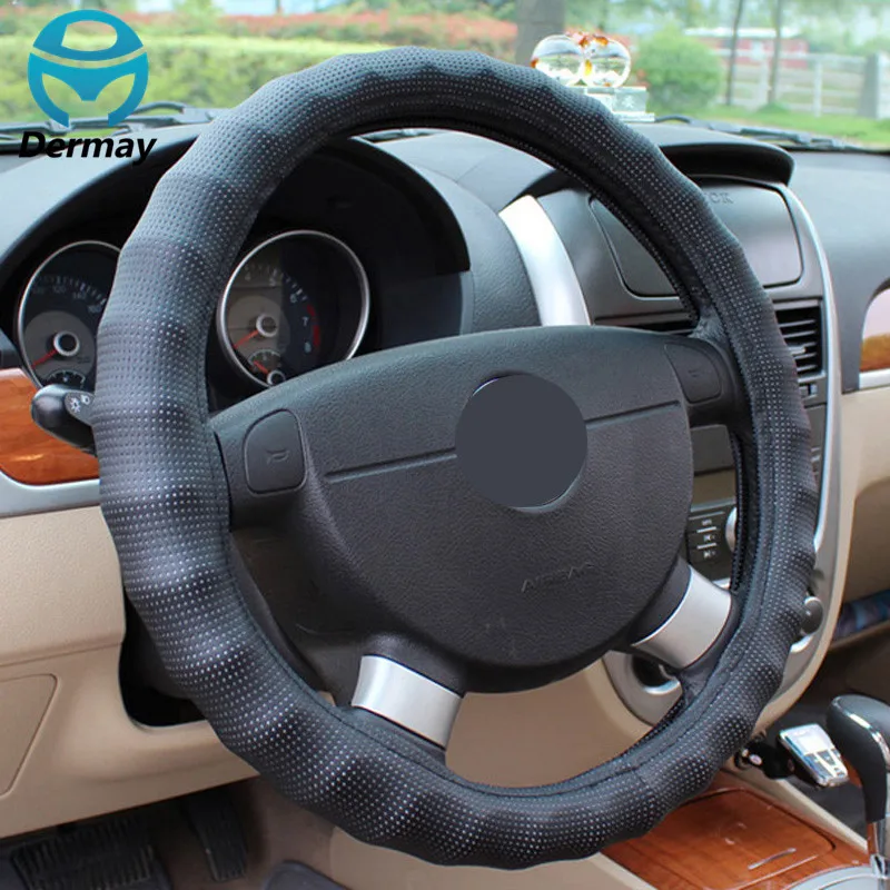 Wave Circle Hot-Selling Punching Car Steering Wheel Cover Set Four Seasons General Auto Upholstery Direction