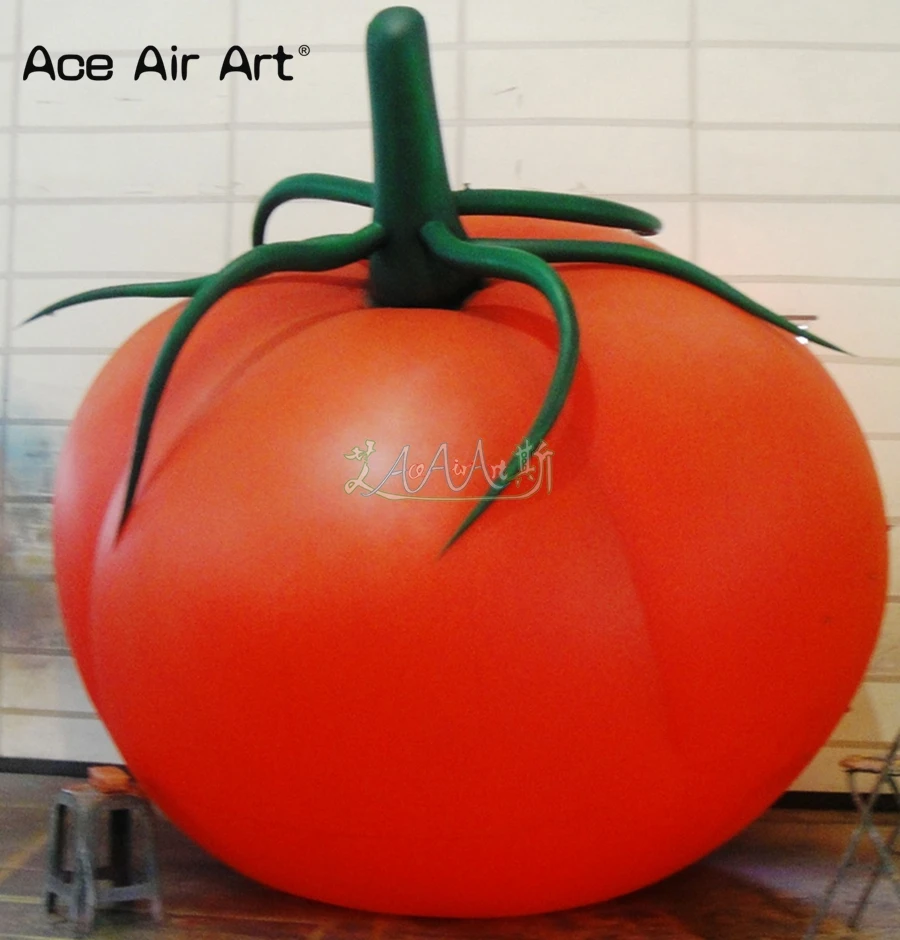 

Nice Food Vegetables Replica Inflatable Tomato Love Apple Model for Advertising and Promotion