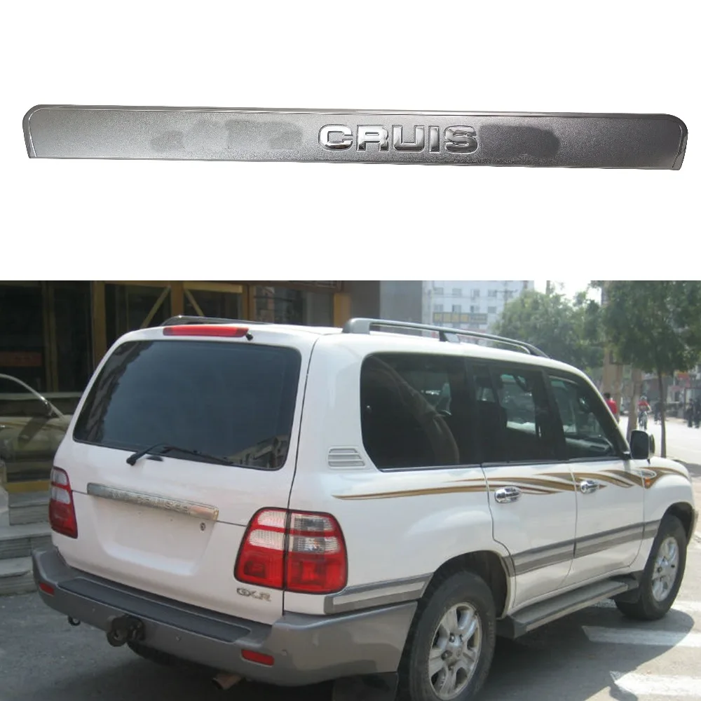 For Toyota Land Cruise 4500 LC100 FJ100 2005-2008 High-quality ABS Chrome plated Rear Trunk Lid Cover Trim Car-styling - Image 2