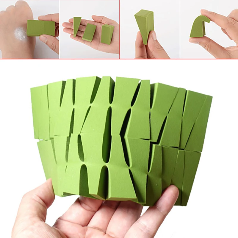 24pcs Cosmetici Spugna Strumenti di Trucco Trucco Prodotti di base del Triangolo Spugna Viso puff e Spugnette Cosmetiche