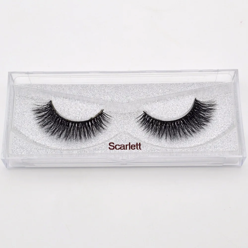 Visofree Faux Mink Eyelashes Thick High Volume Eyelashes Crisscross Soft Black Lashes Makeup accessories Extension Lash SCARLETT