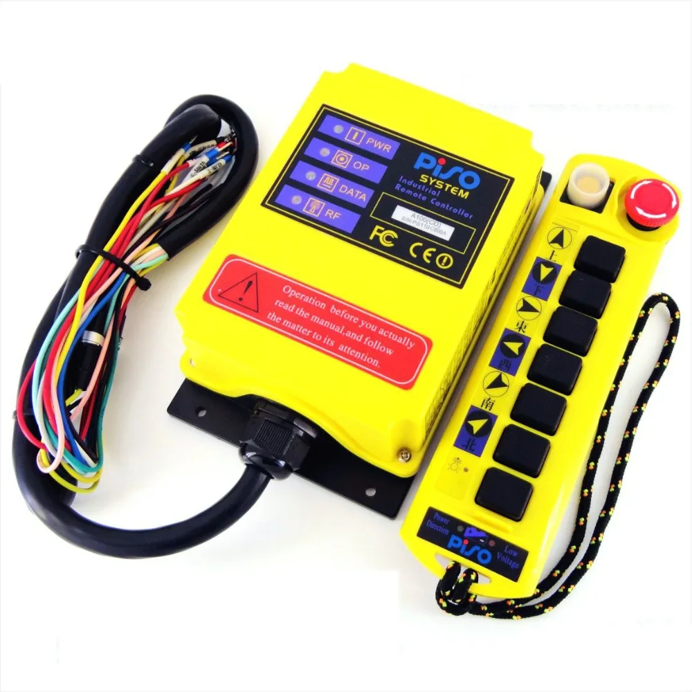 

8 Channels Hoist Crane Radio Remote Control System A100 Switch