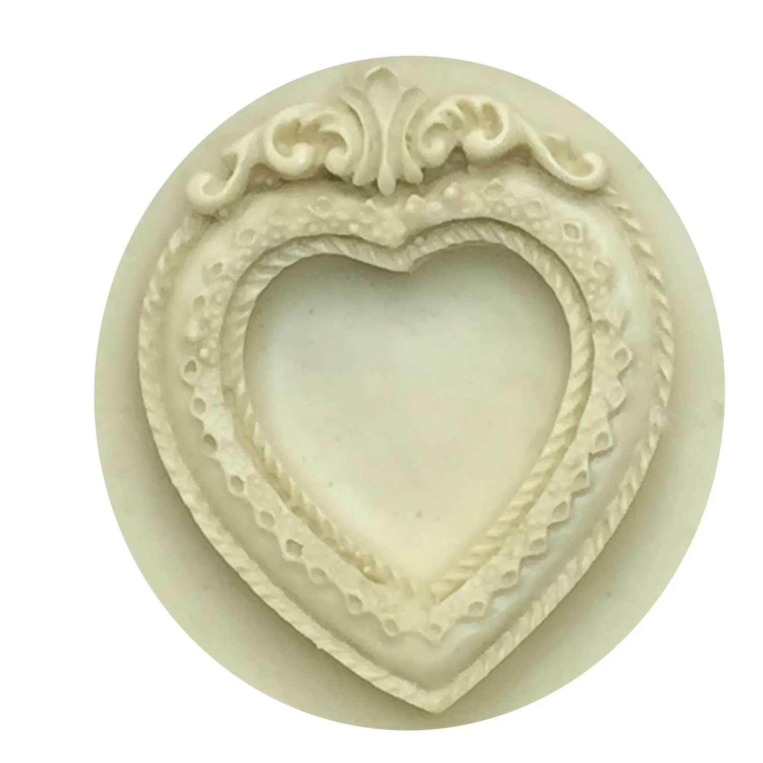 M0741 Picture frame Silicone Mold Heart Love Chocolate Mould cake decorating tools