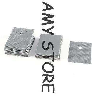 Transistor de TO-3P de 50 piezas, lámina aislante de silicona, 25mm x 20mm x 0,3mm