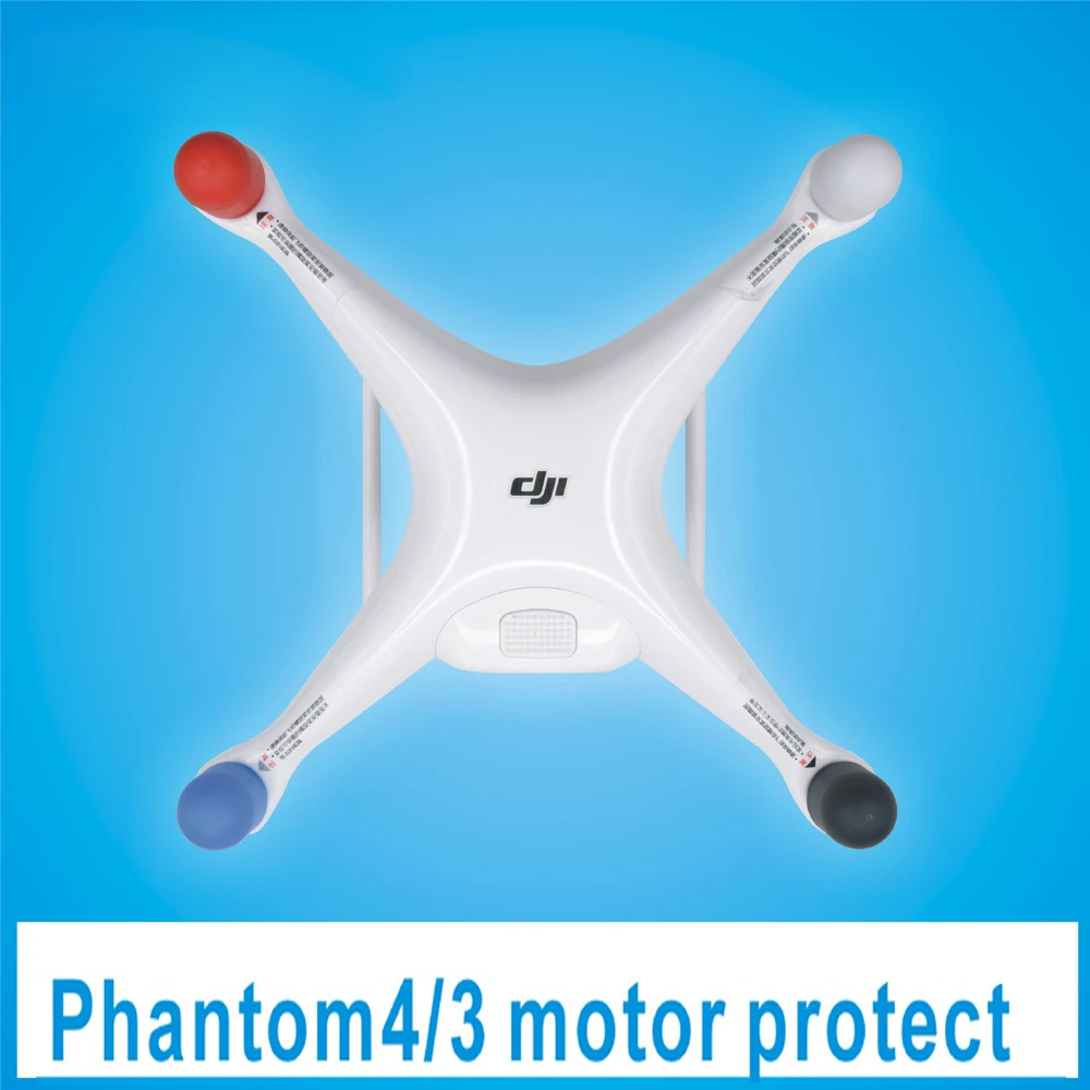 4pcs/Lot for DJI Phantom3 professional advanced Phantom4 Parts Motor Protector Cap Cover Dust-proof Motor Cover Accessories