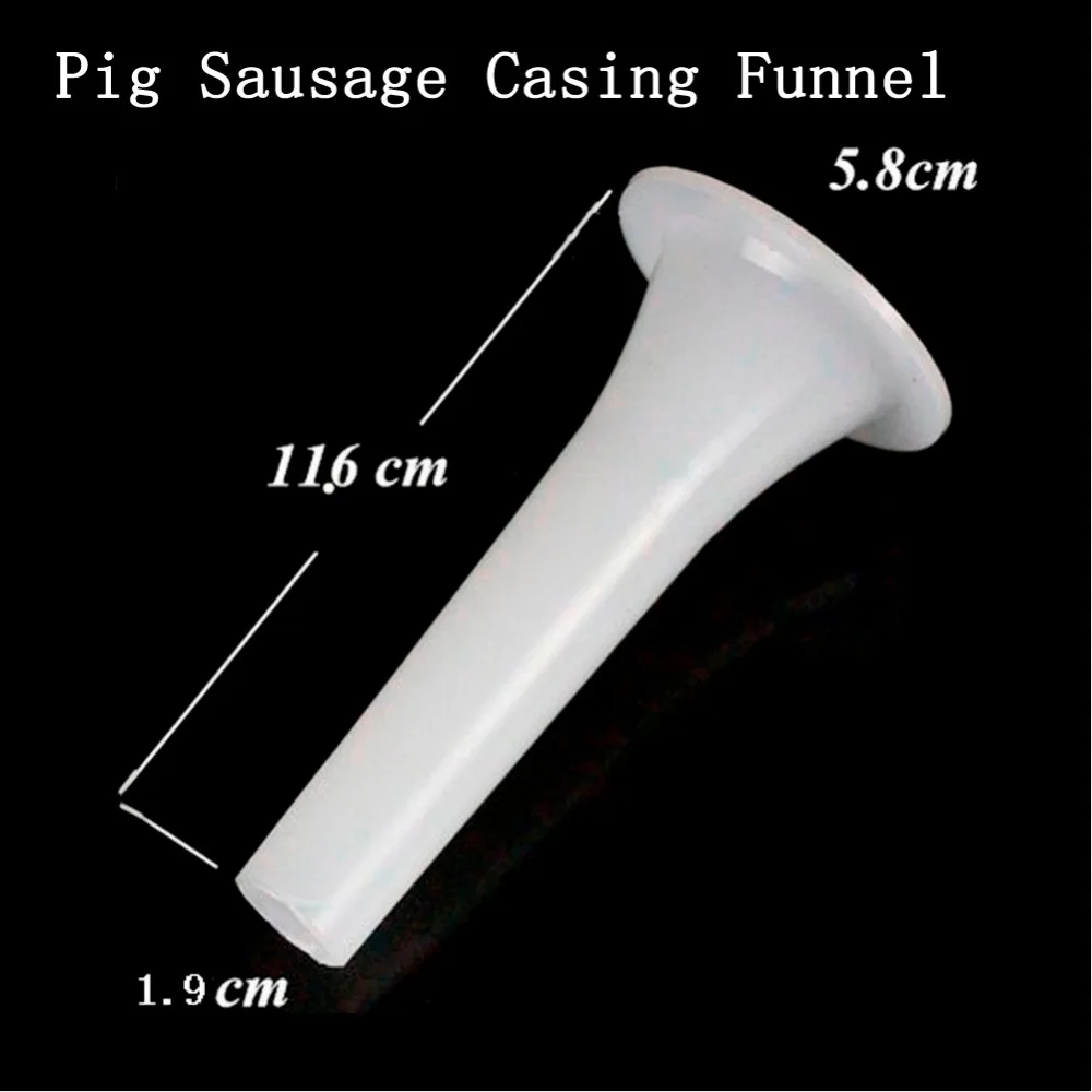 3pcs/Lot Casings for Sausage Caliber 50Mm Length 100Cm  + Funnel Meat Filler Cooking Sausage Packaging Tools Inedible Casings