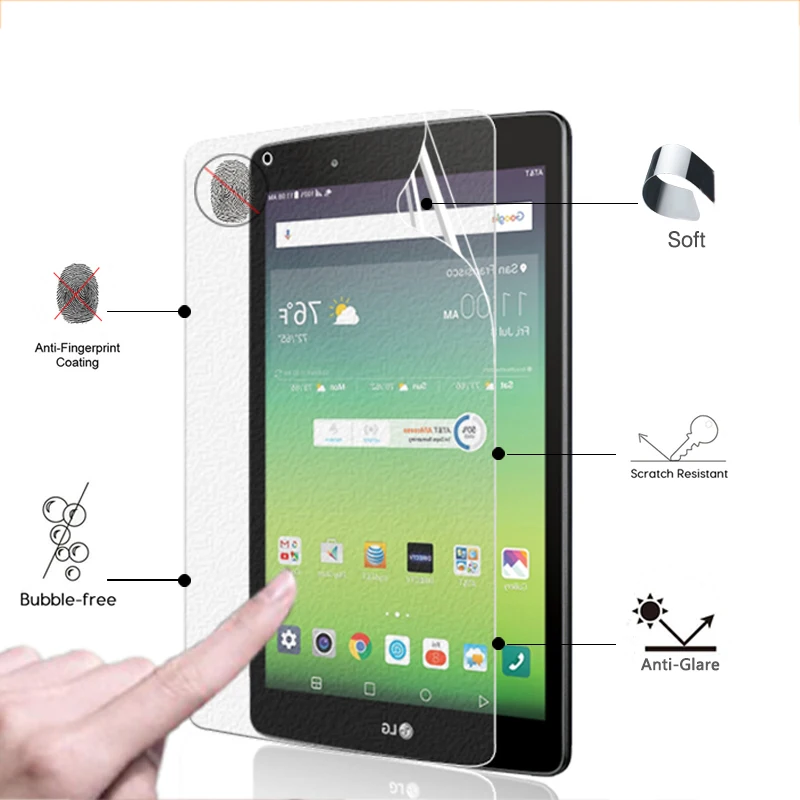 

Premium Anti-Glare Matte screen protector film For LG G PAD 3 V525 8.0" front matte screen protective films with retail package