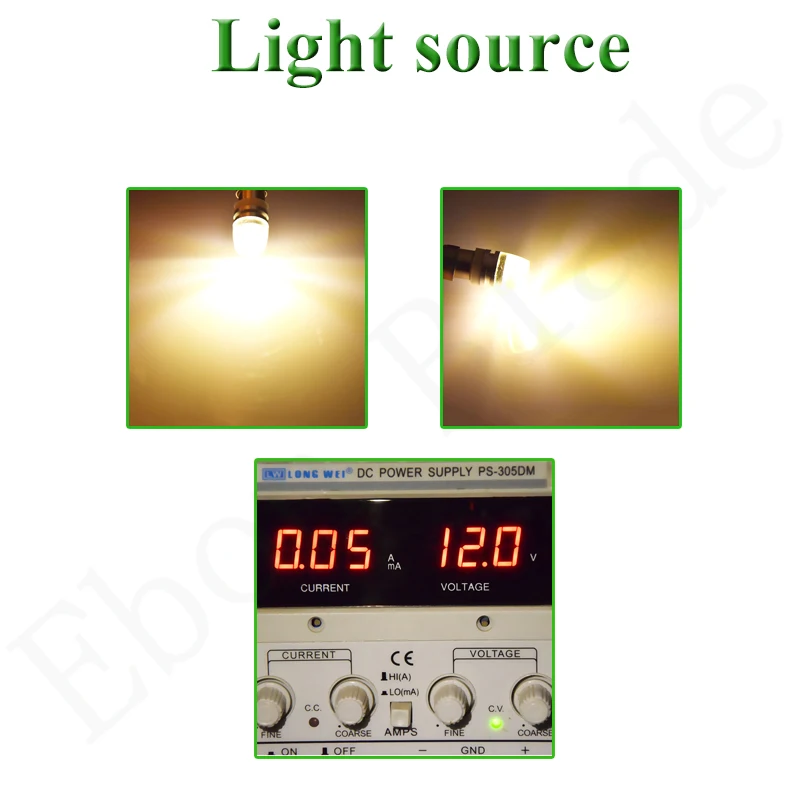 2X BA9S T11 BAX9S H6W BAY9S H21W LED Lamps For Car Interior Dome Map Reading Lights Side Wedge Parker Bulbs Warm White 6V 12V DC