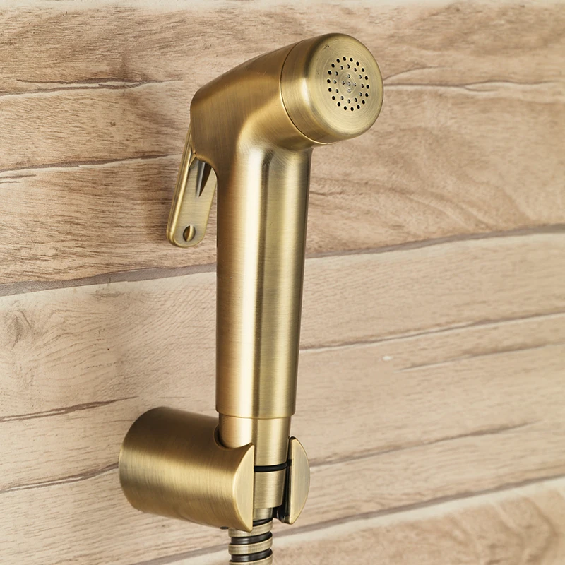 Antique brass Bronze 1.2m shower hose with ABS plastic shower holder,No include bidet sprayer shower head