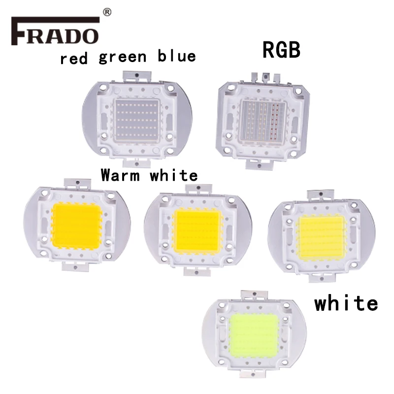 

Аксессуары для освещения Светодиодные лампы COB Встроенный чип 10 Вт 20 Вт 30 Вт 50 Вт 100 Вт Лампа RGB Для прожектора фонарик аварийное освещение