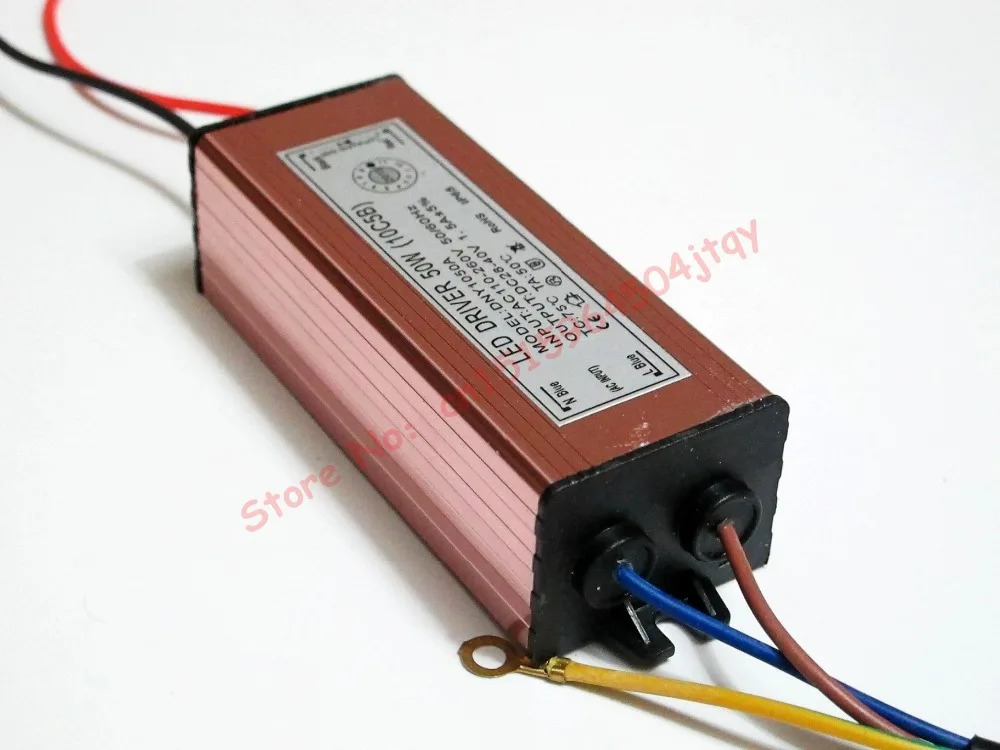 High quality LED Driver DC28-36V 50W 1500mA led power supply floodlight driver (10 Series 5 Parallel) Waterproof IP65