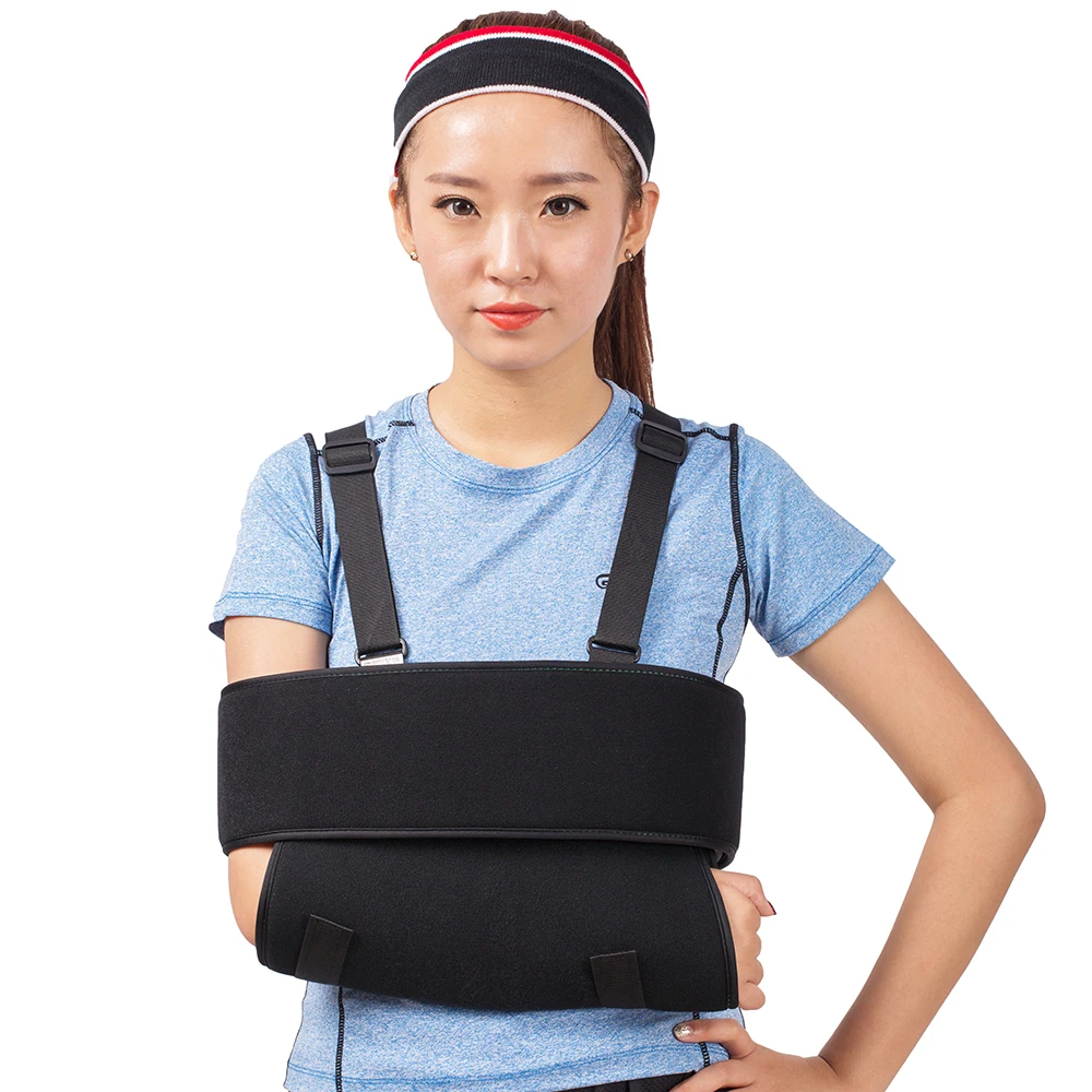 Orthopedic Medical Arm Sling Shoulder Immobilizer Rotator Cuff Wrist Elbow Forearm Support Brace Strap with Soft Comfortable Pad