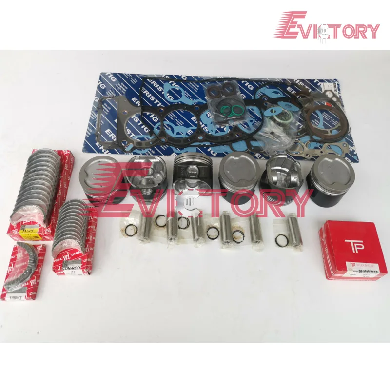 For Toyota engine rebuild kit 1FZ piston + ring compelete gasket bearing kit