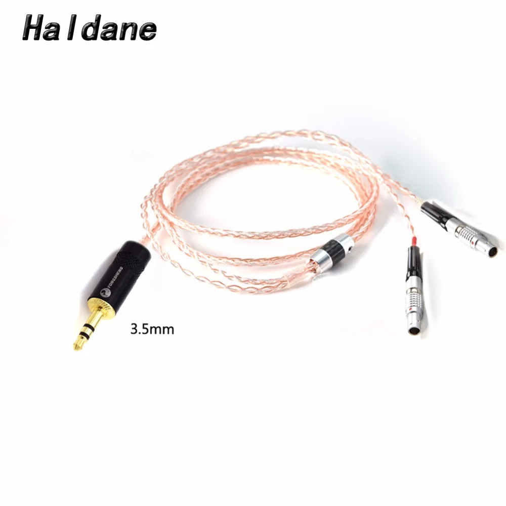 

Free Shipping Haldane 2.5/3.5/4.4/6.35mm/4pin XLR Hand Made Hi-end 8 Cores Headphone Upgraded Cable for UTOPIA ELEAR Earphone