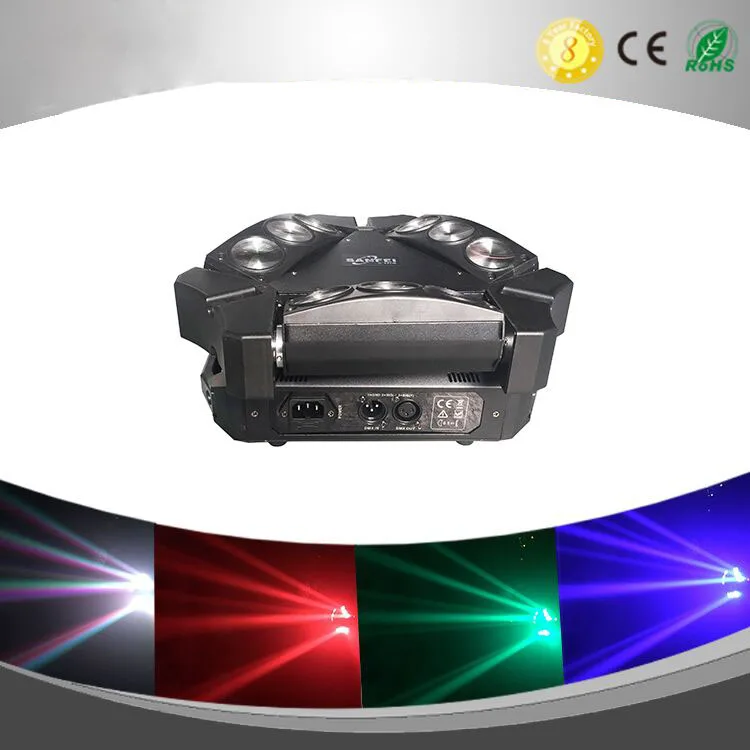 

9x12W spider moving head light control beam colorful lights wedding bar lights stage lighting 560 degrees irradiation