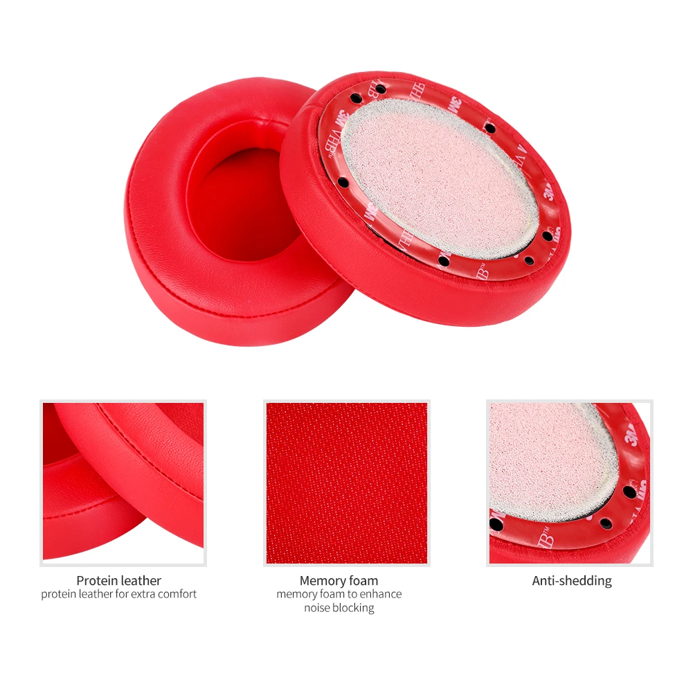 2 шт. Сменные поролоновые насадки для наушников Monster Beats Studio 2 3 2,0 3,0 гарнитура амбушюры губка подушки вкладыши чехол