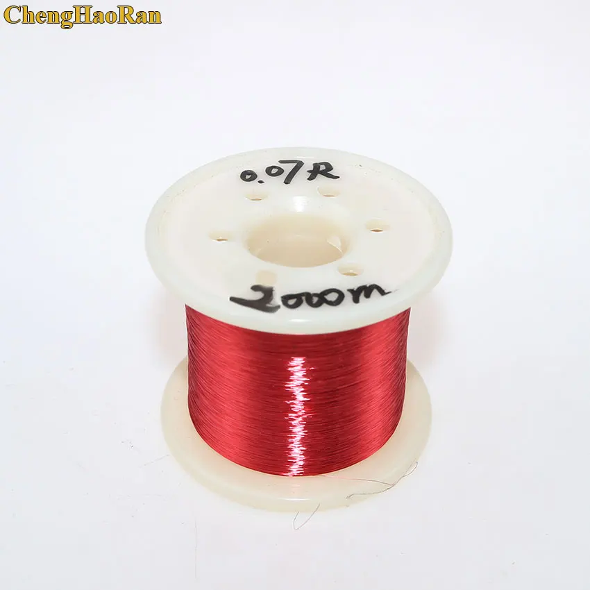 

ChengHaoRan 0,07 мм, 2000 м, медная проволока, Φ 0,07 мм X 2000, красные метры/ПК