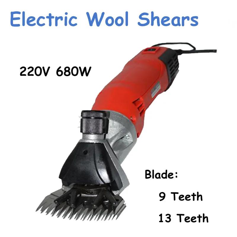 

Electric Wool Shears 220V 680W Electric Scissors Clipper Sheep Coat Pet Sheep Grooming Shearing Machine