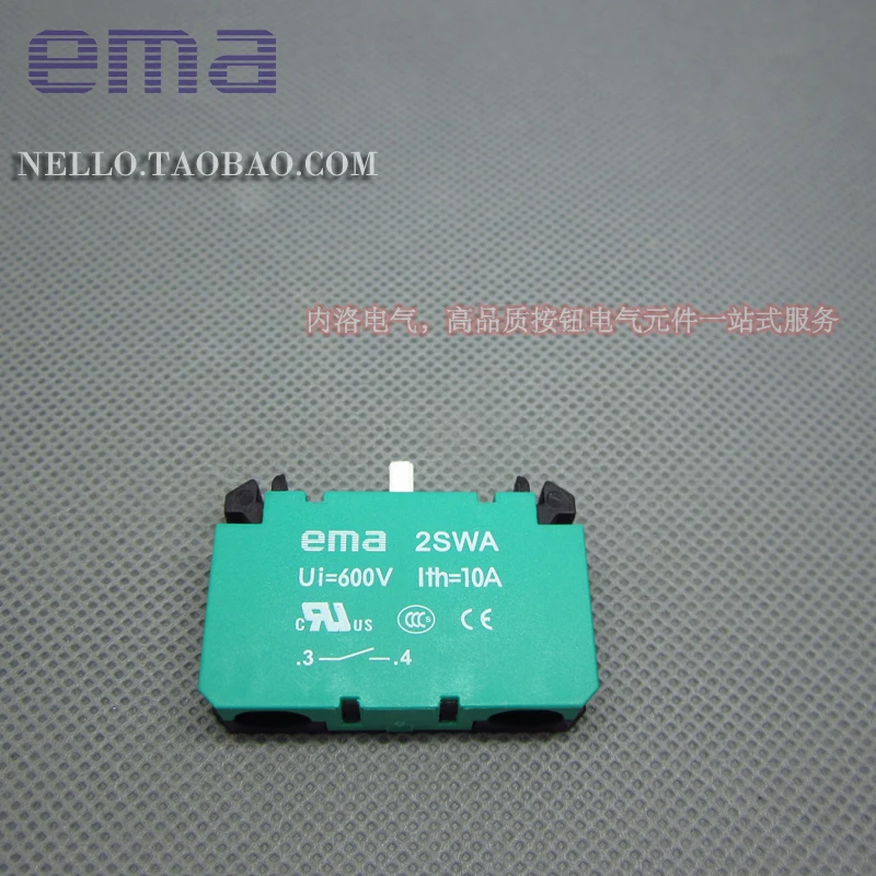 

[SA]EMA normally open contact 2SWA 1NO for 22/25 / 30mm control switch Use--20pcs/lot